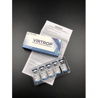 Гормон Роста Virtex Virtrop 10 флаконов по 10 ед (100 ед) - Атырау