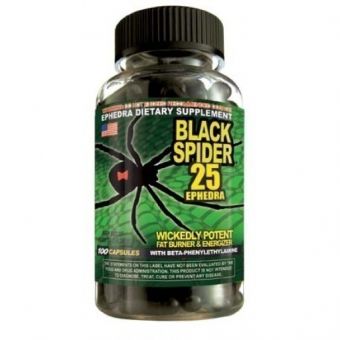 Жиросжигатель Black Spider 25 (100 капсул) - Атырау
