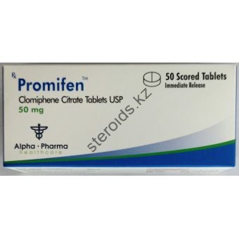 Promifen (Кломид) Alpha Pharma 50 таблеток (1таб 50 мг) - Атырау