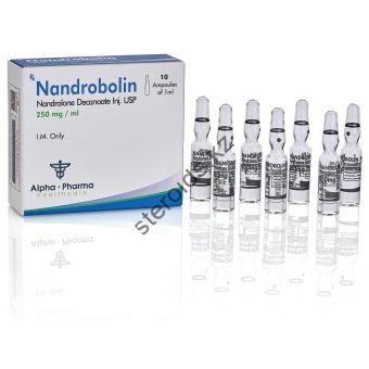 Nandrobolin (Дека, Нандролон деканоат) Alpha Pharma 10 ампул по 1мл (1амп 250 мг) - Атырау