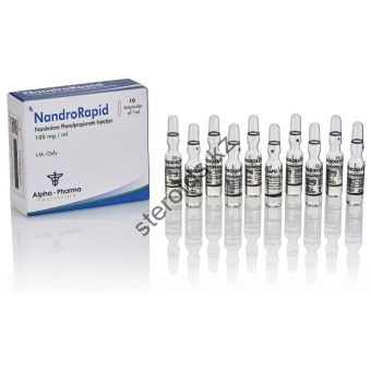 Нандролон фенилпропионат Alpha Pharma NandroRapid (Дураболин) 10 ампул по 1мл (1амп 100 мг) - Атырау