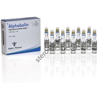 Alphabolin (Метенолон) Alpha Pharma 10 ампул по 1мл (1амп 100 мг) - Атырау