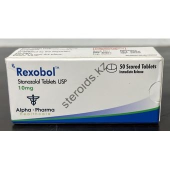 Rexobol (Станозолол, Винстрол) Alpha Pharma 50 таблеток (1таб 10 мг) - Атырау