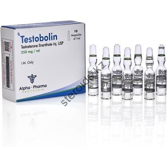 Testobolin (Тестостерон энантат) Alpha Pharma 10 ампул по 1мл (1амп 250 мг) - Атырау