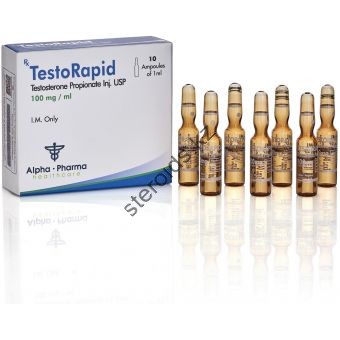 TestoRapid (Тестостерон пропионат) Alpha Pharma 10 ампул по 1мл (1амп 100 мг) - Атырау