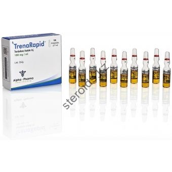 Тренболон ацетат Alpha Pharma (TrenaRapid) 10 ампул по 1мл (1амп 100 мг) - Атырау